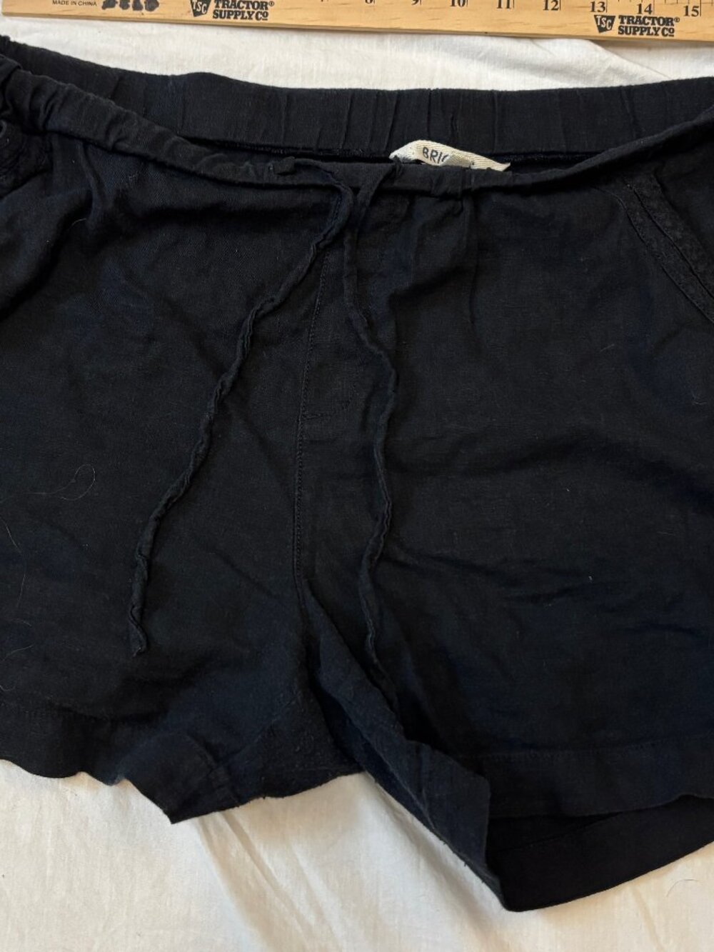 Briggs Linen Shorts Women's Large L Black